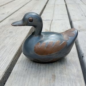 Vintage duck trinket box